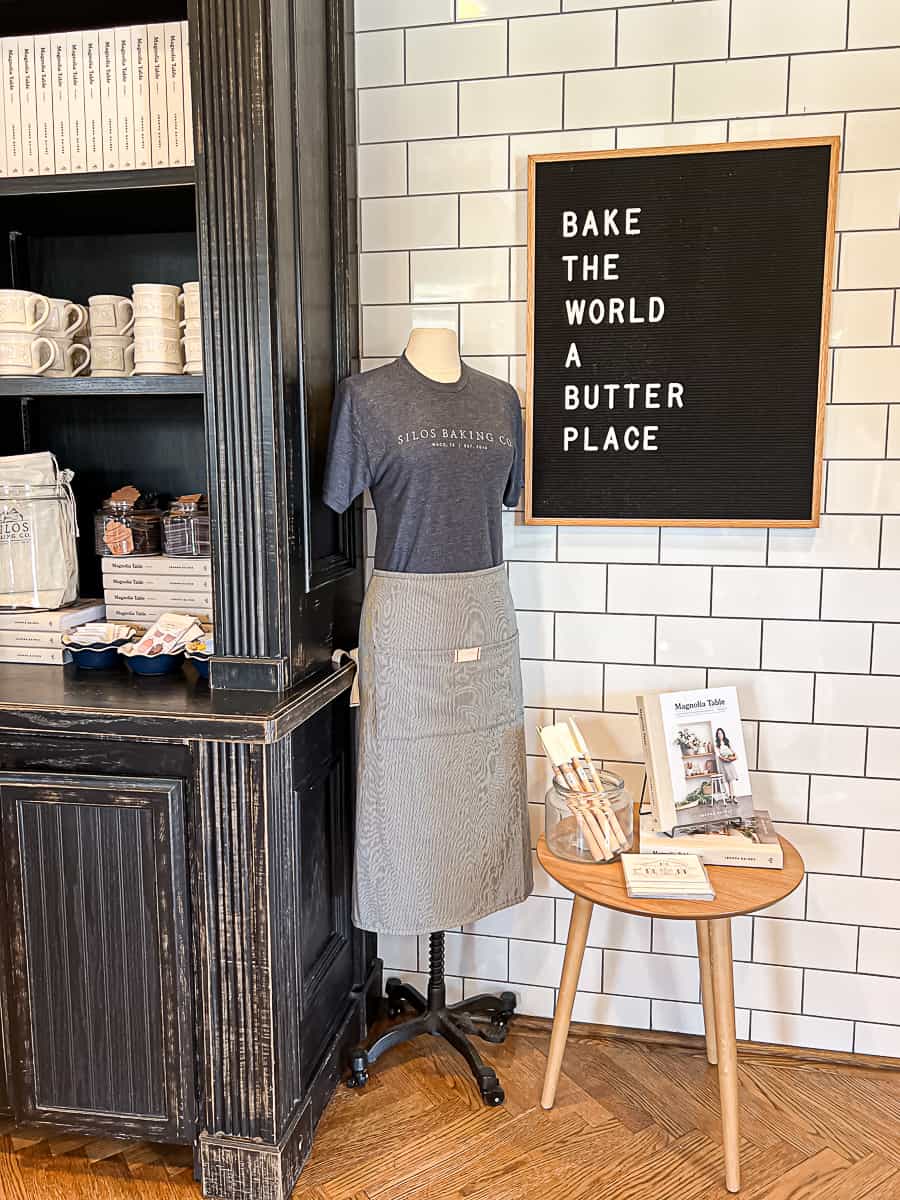 Bake The World A Butter Place Sign At Magnolia Silos Baking Co