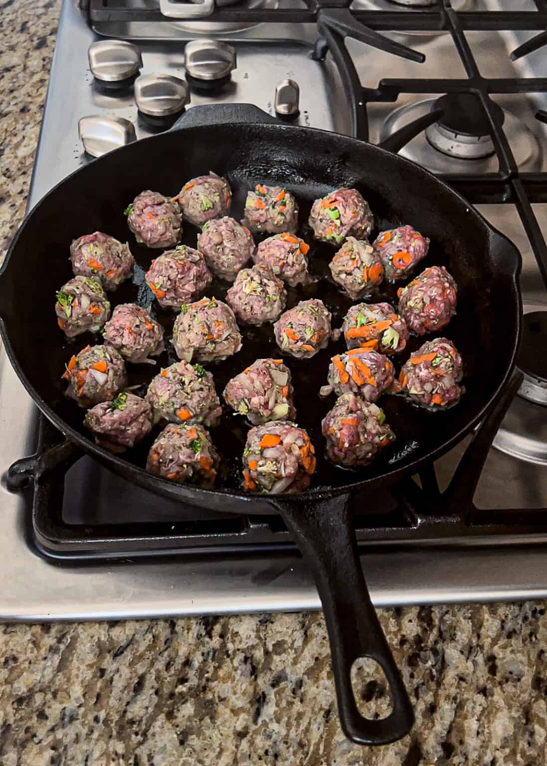 Easy Ground Beef Meatballs with Veggies Hidden! - Sip Bite Go