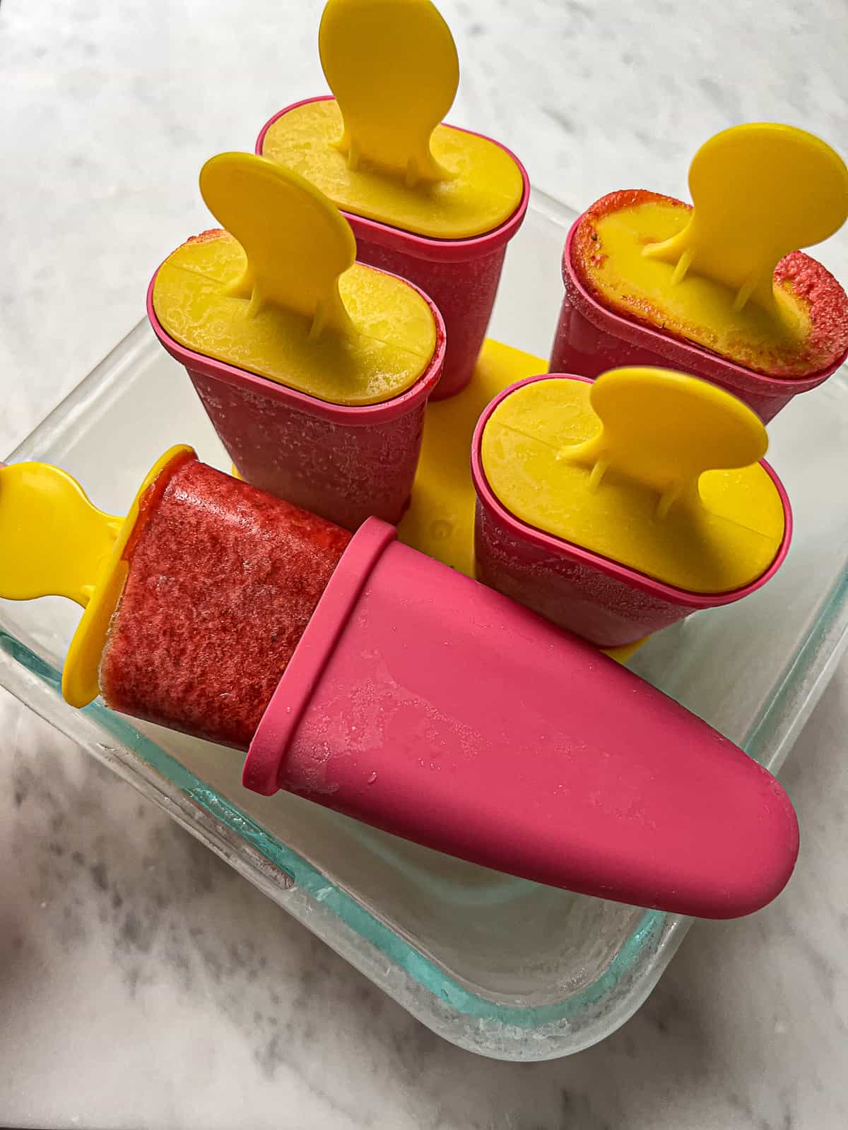 Homemade Popsicles Made In The Ikea Popsicle Molds 