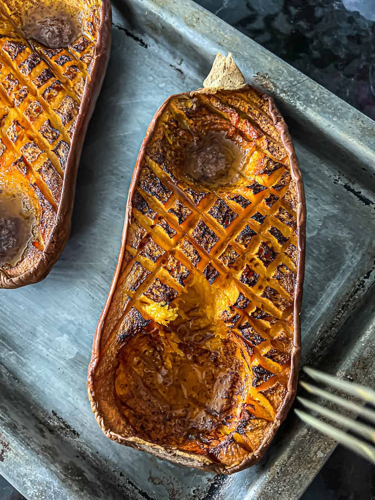 Thanksgiving Traeger smoked side dish butternut squash recipe