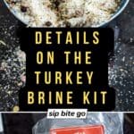 Traeger Orange Brine and Turkey Rub Kit Amazon product with packaging and text overlay