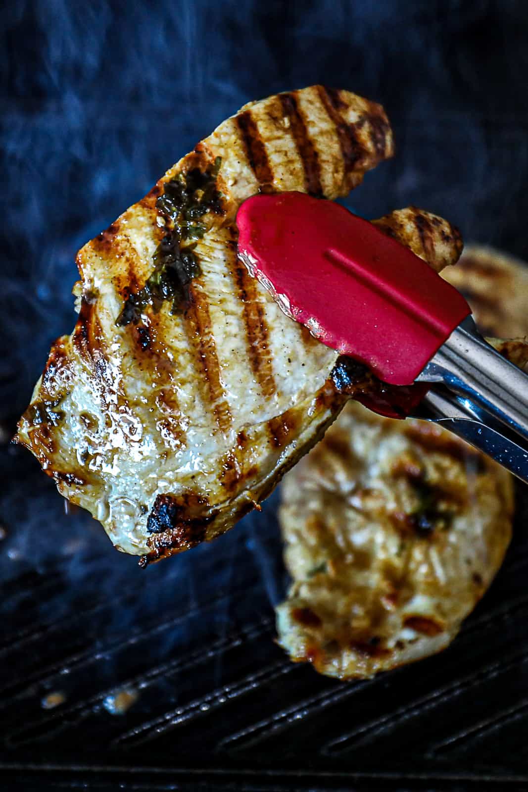 T-BONE STEAK AND SHRIMP ON THE BLACKSTONE E-SERIES INDOOR GRIDDLE