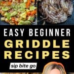 Easy beginner griddle recipes for the Blackstone and Traeger Grills with Jenna Passaro food blogger