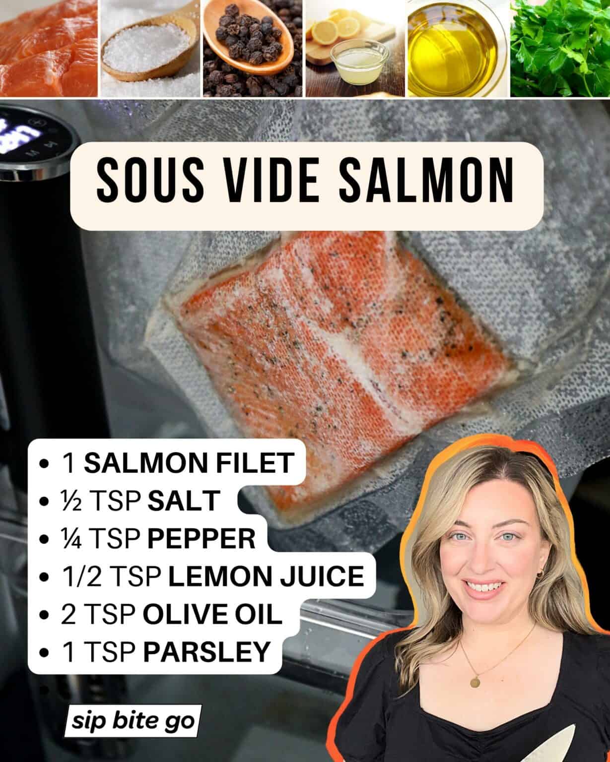 Easy Sous Vide Salmon Recipe Sip Bite Go