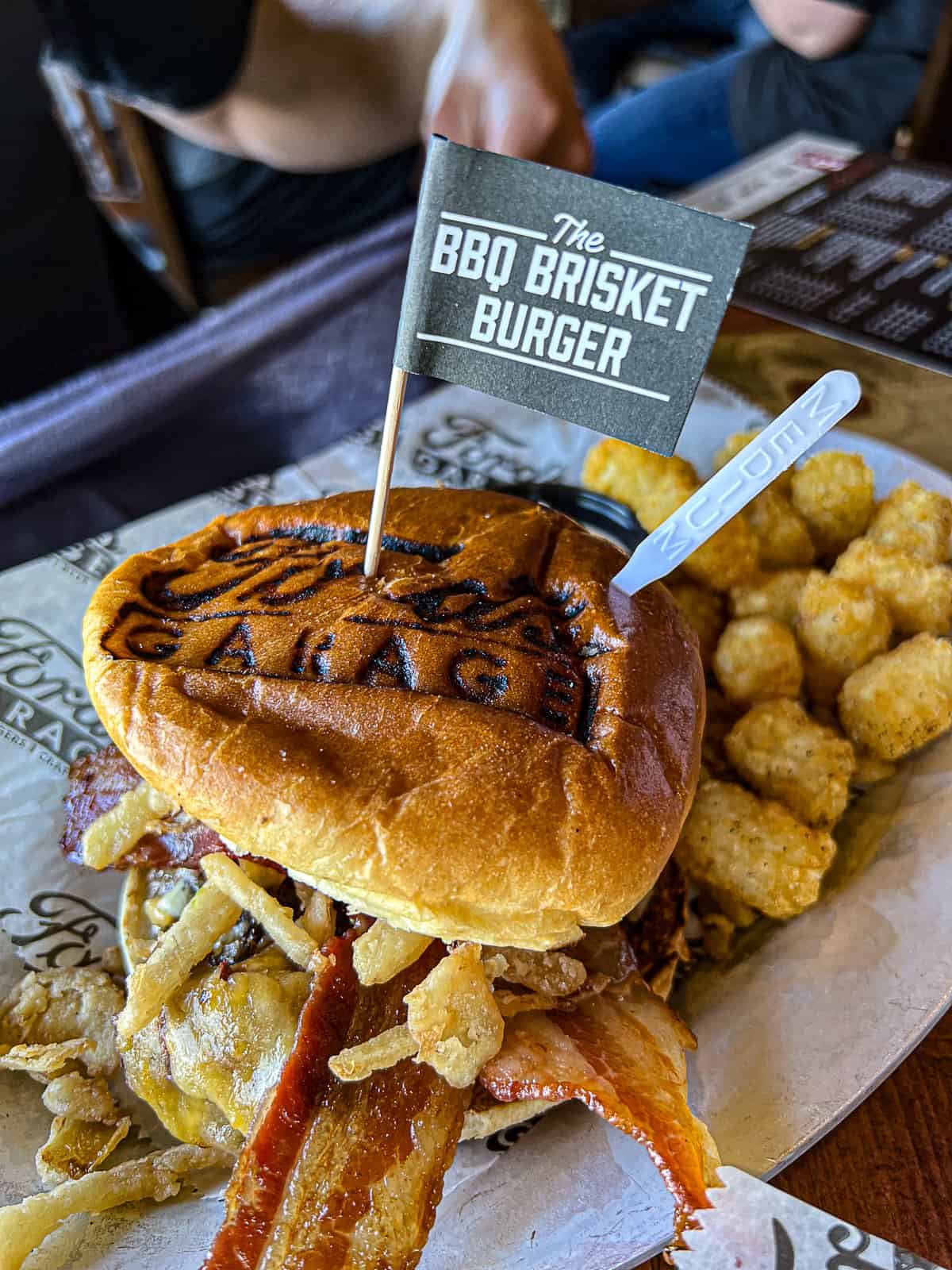 BBQ Brisket Burger Fords Garage Menu Item in Plano Texas