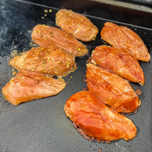 Live WOLF griddle demonstration - seared SALMON (tips, tricks, how
