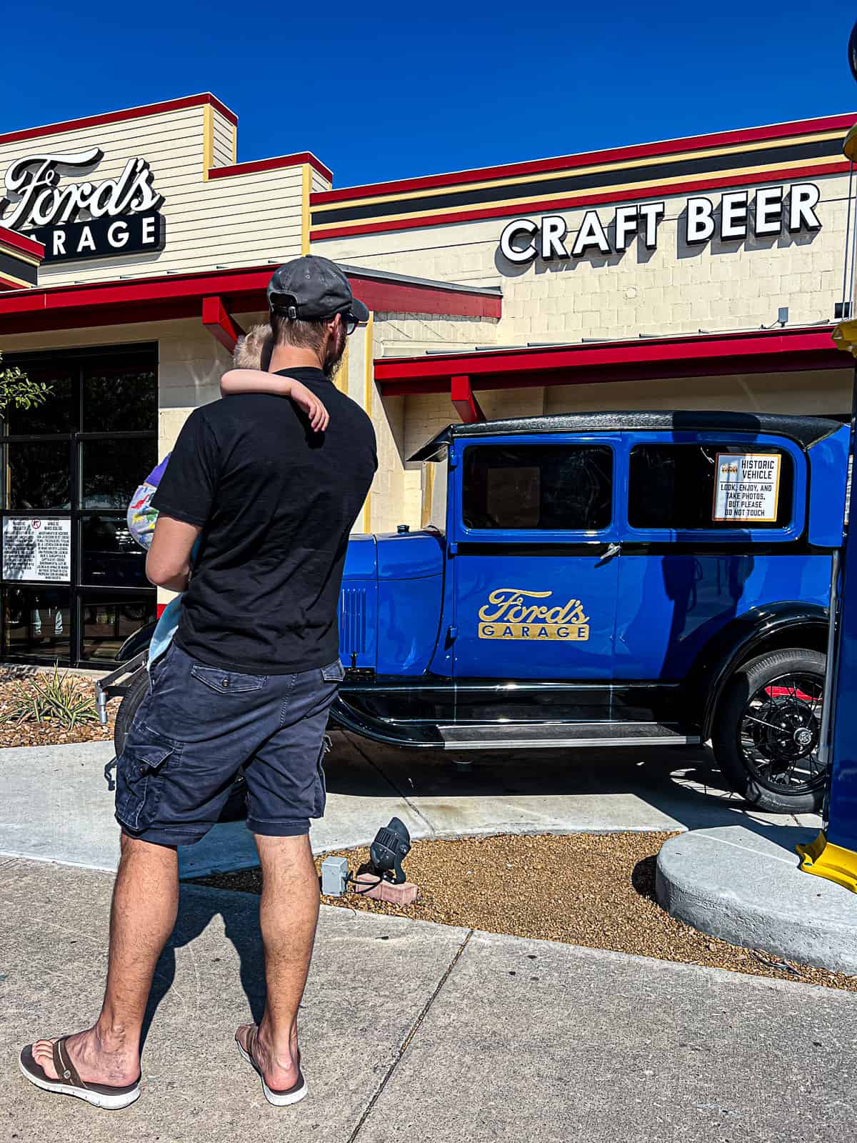 Fords Garage Plano Texas Restaurant with Diners Outside