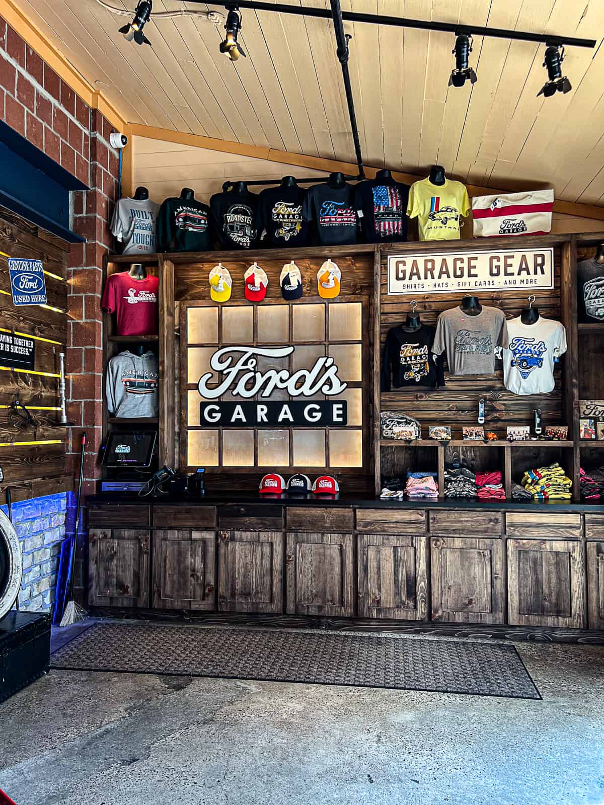 Giftshop inside Fords Garage Restaurant in Plano Texas Sip Bite Go