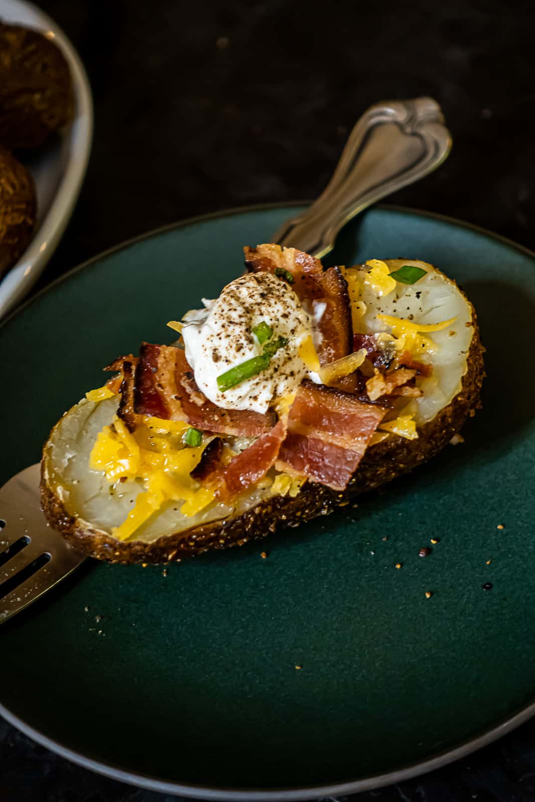 Loaded Baked Potatoes with Toppings