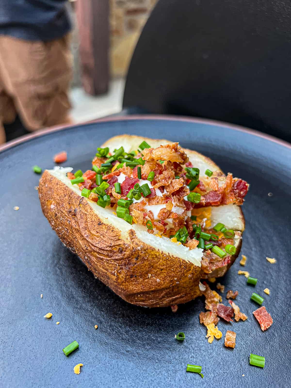 Loaded Baked Potatoes with chives