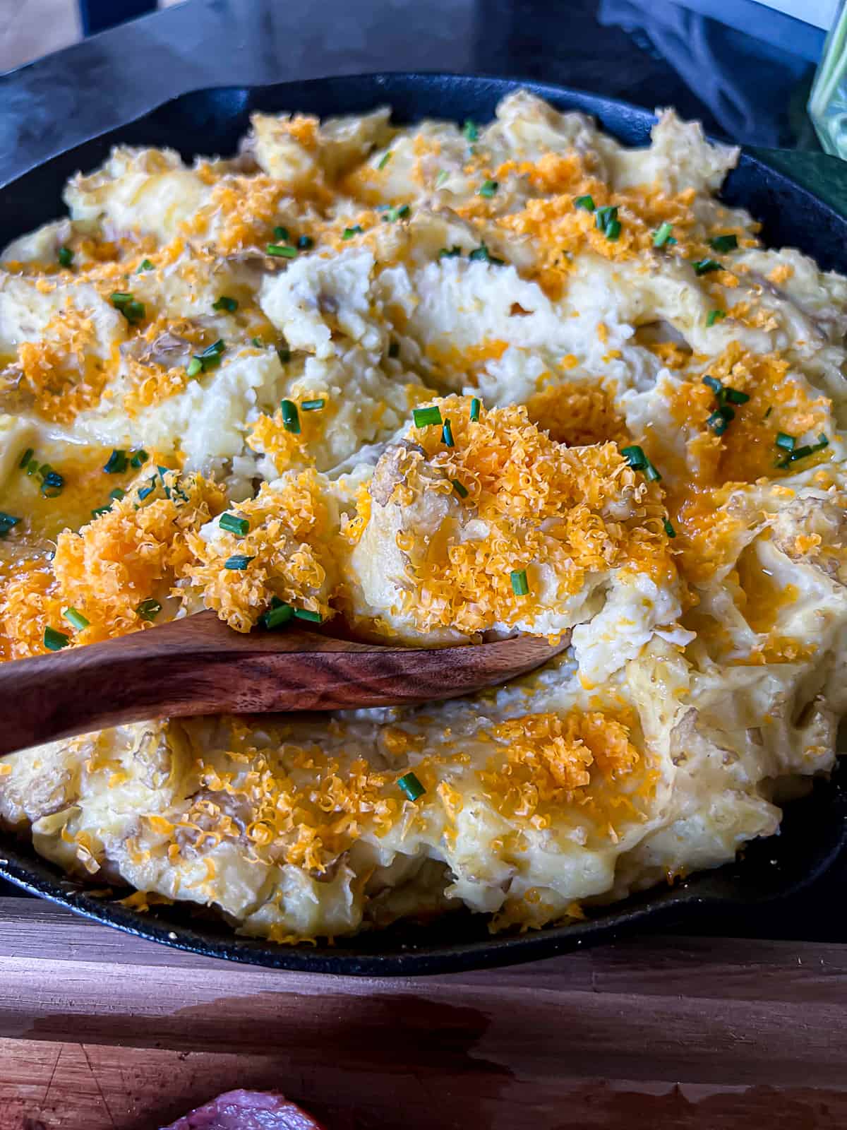 Traeger Smoked Mashed Potatoes Side Dish Recipe