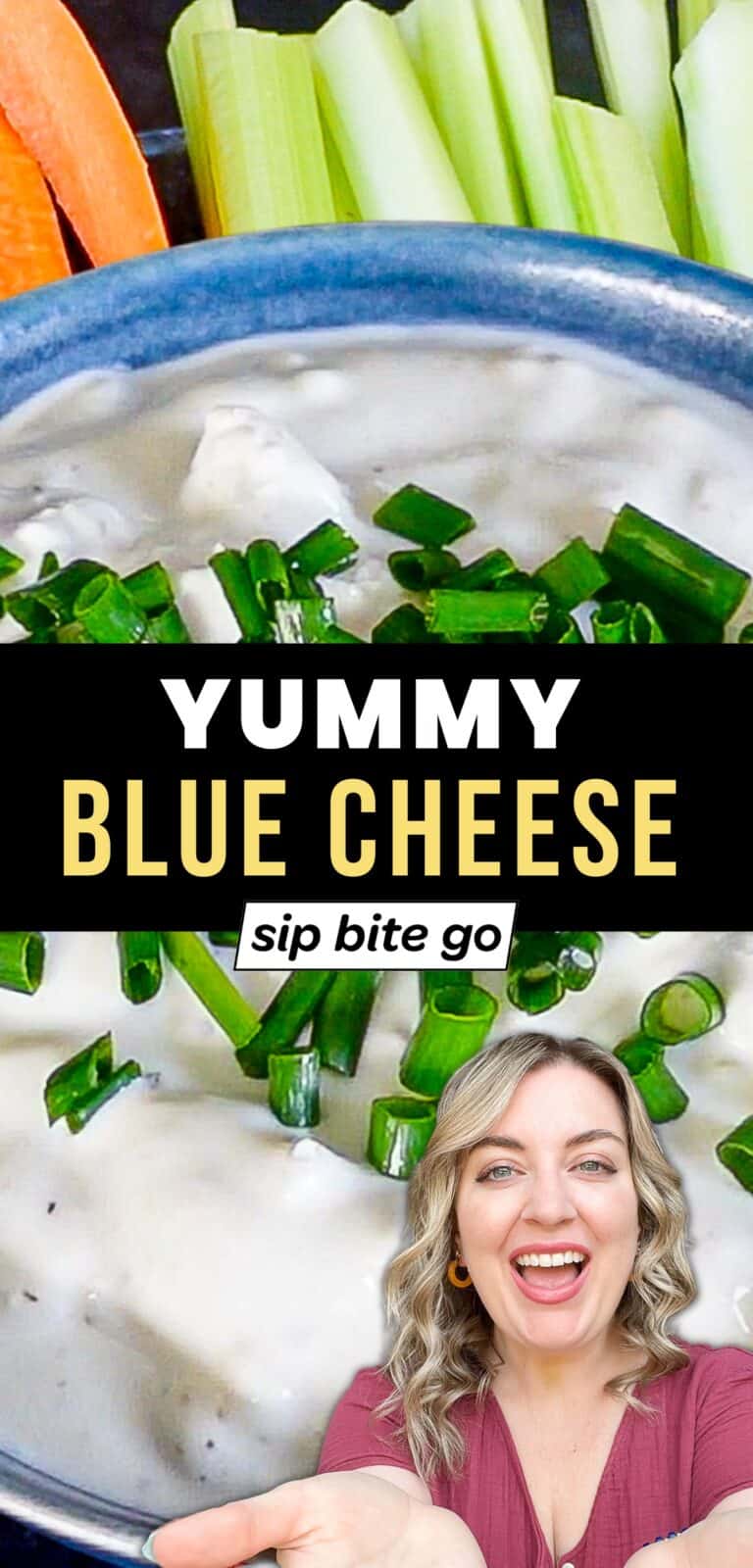 Blue Cheese Dressing Recipe For Wings (No Mayo) Sip Bite Go