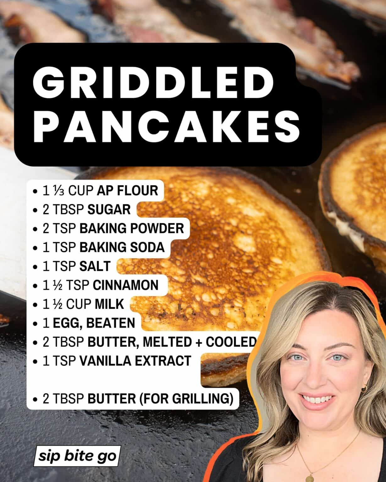 How To Griddle Pancakes Traeger Flatrock Griddle Sip Bite Go