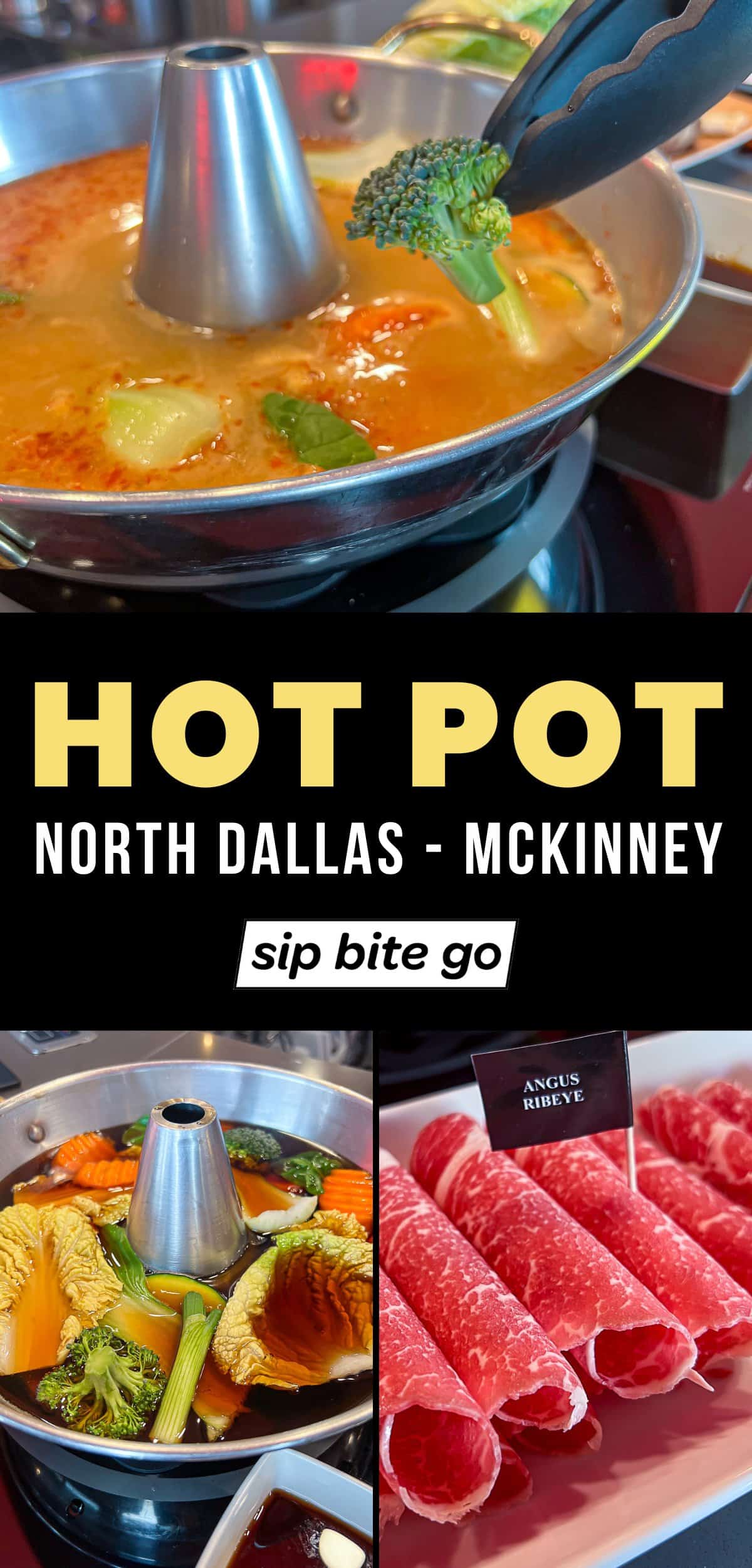Tabu Shabu McKinney Restaurant with Hot Pot in North Dallas with text overlay Sip Bite Go.jpeg