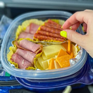 Flying on a plane with homemade snacks