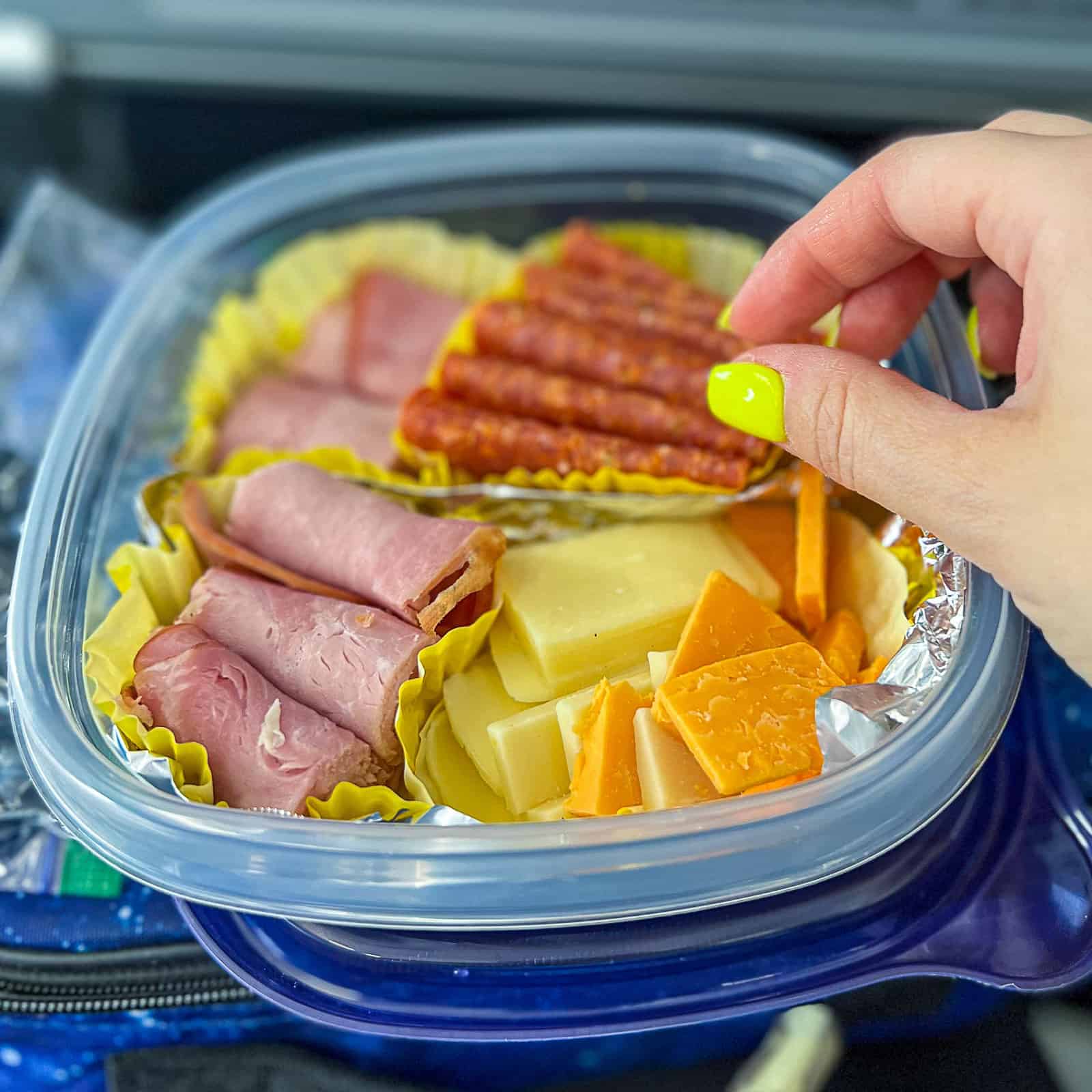 Flying on a plane with homemade snacks
