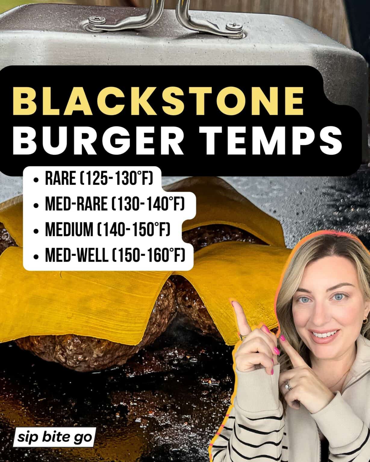 Griddled Blackstone Burgers Recipe Sip Bite Go