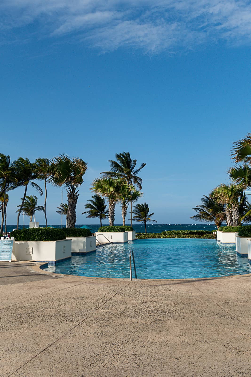 Beach and Pool Views at Caribe Hilton San Juan Hotel
