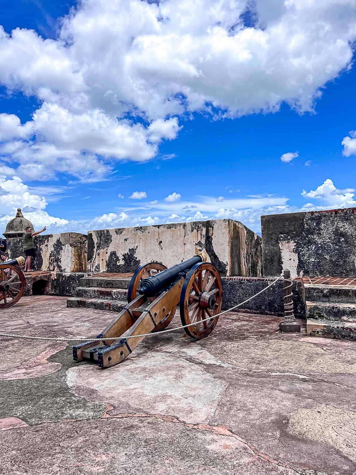 Cannon Display at San Felipe Del Morro Castle