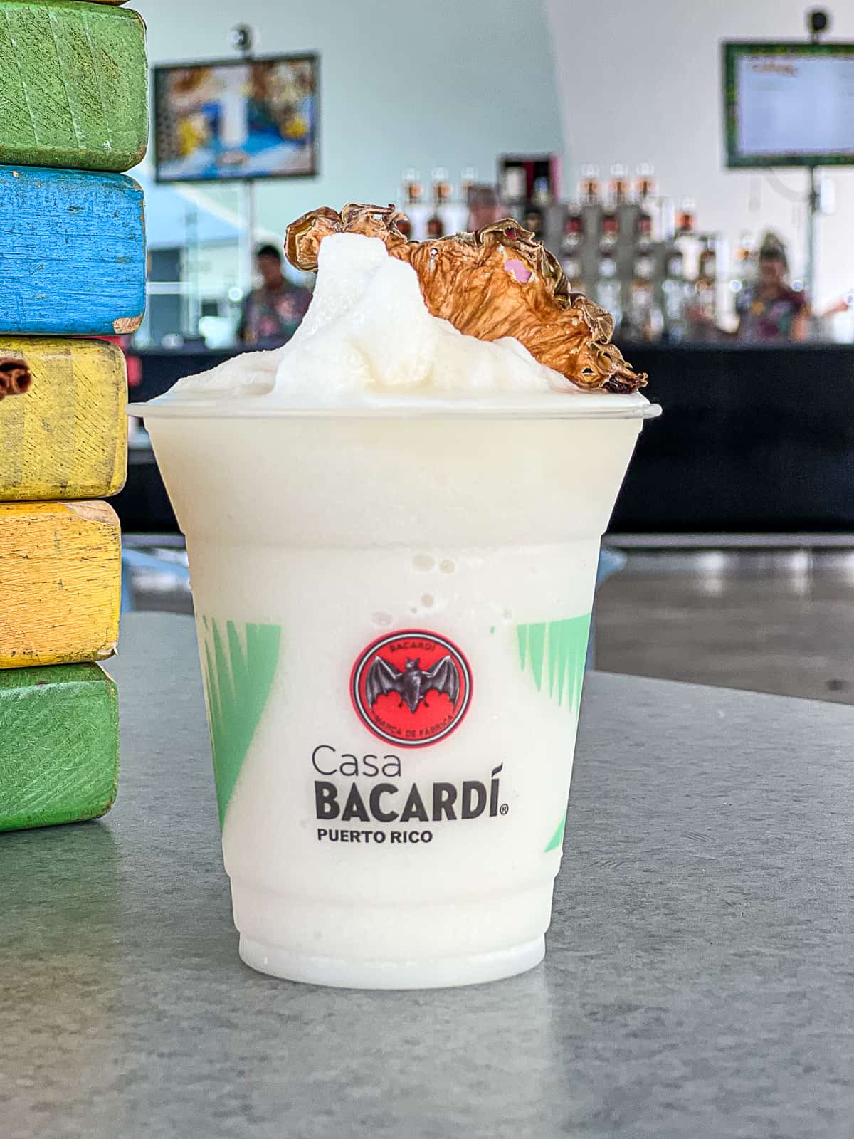 Casa Bacardi Bar with Pina Colada