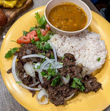 Deaverdura Restaurant in San Juan Menu Food Plate