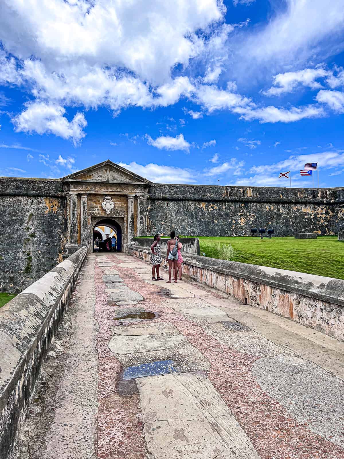 Entering the Fort of San Felipe Del Morro Castle