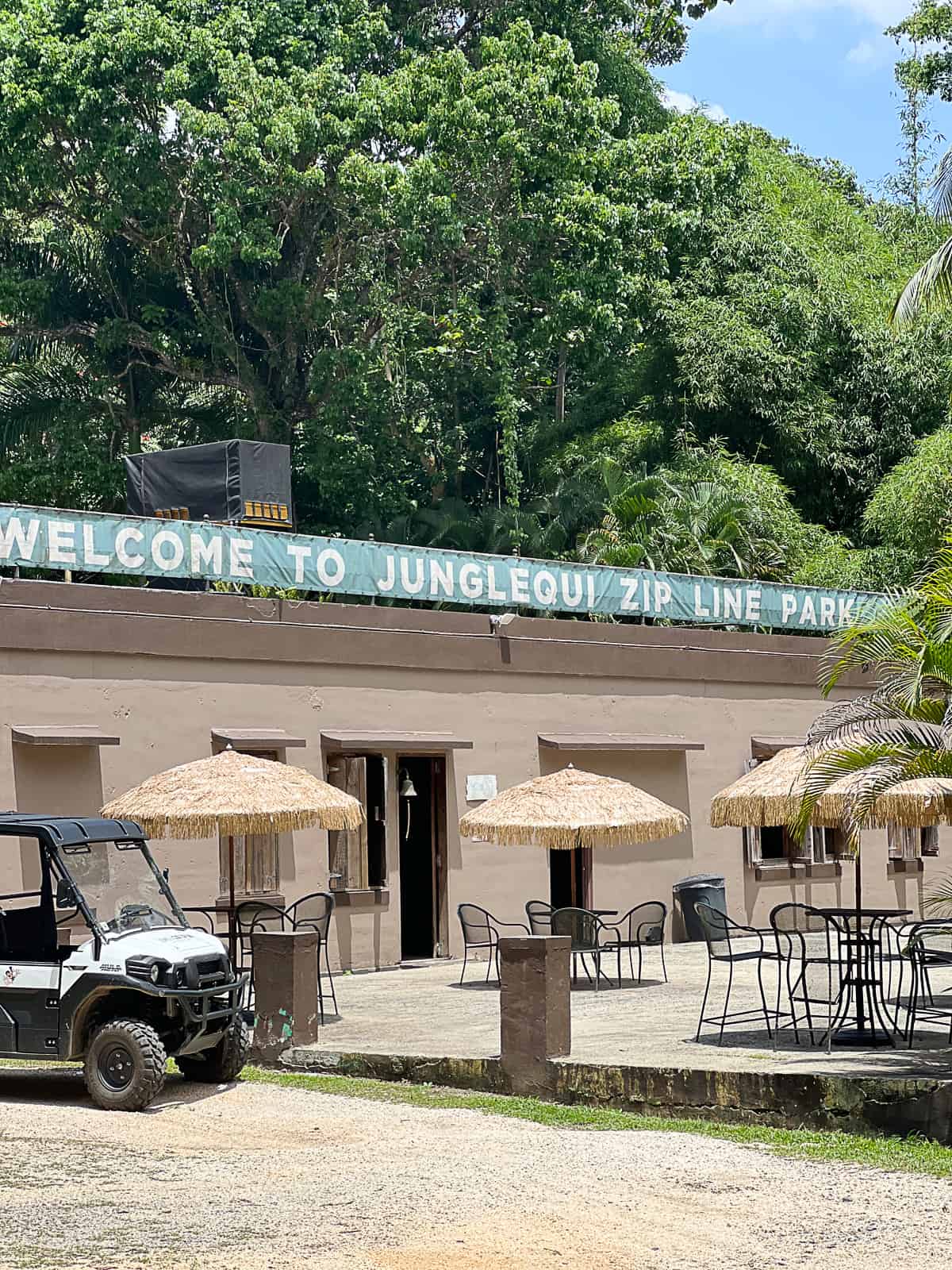 Junglequi Zip Line Park in El Yunque Puerto Rico Rainforest