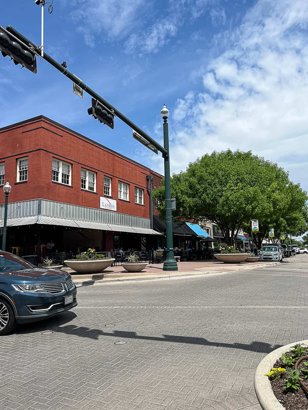 Landon Winery Outdoor Patio Bar in Historic Downtown McKinney Texas