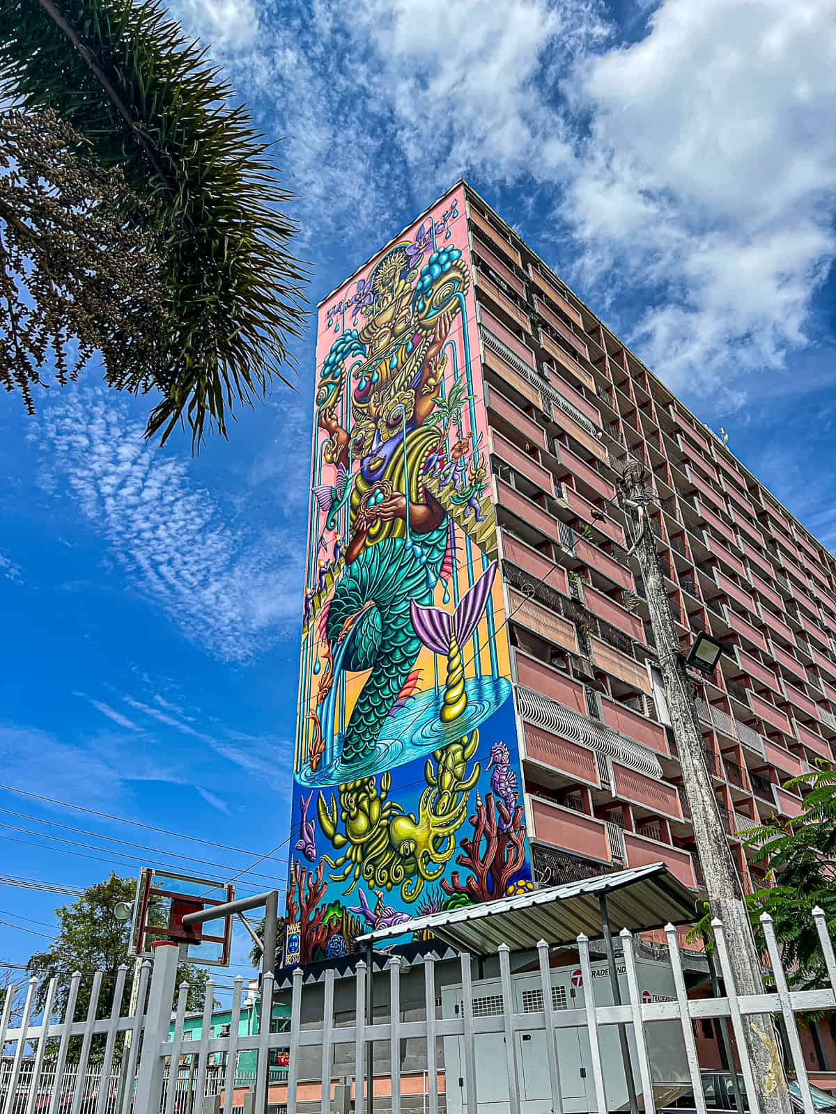 Large Santurce Apartment Building Art Mural