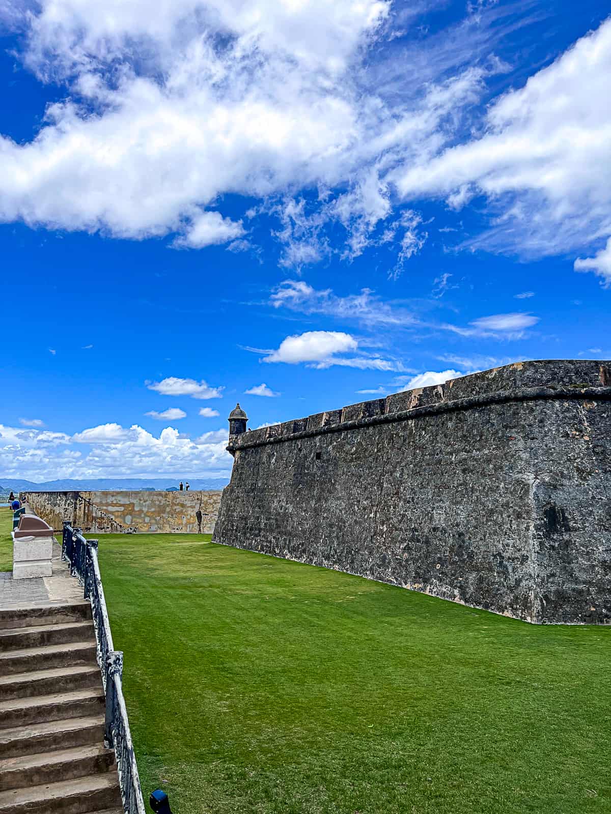 Moat Around San Felipe Del Morro Castle in San Juan