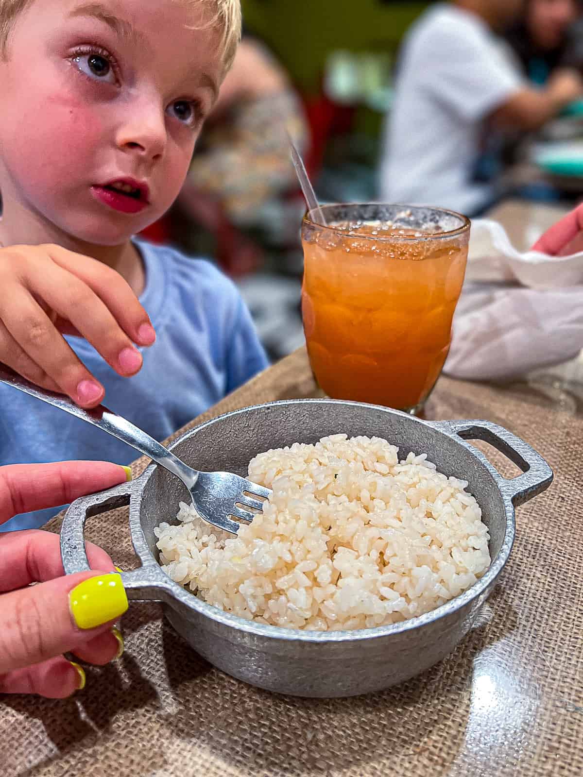 Puerto Rican Rice Dish at Deaverdura Restaurant in Old San Juan