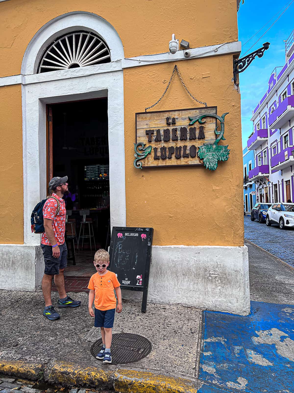 Puerto Rico Tourists Visiting La Taberna Lúpulo San Juan Restaurant