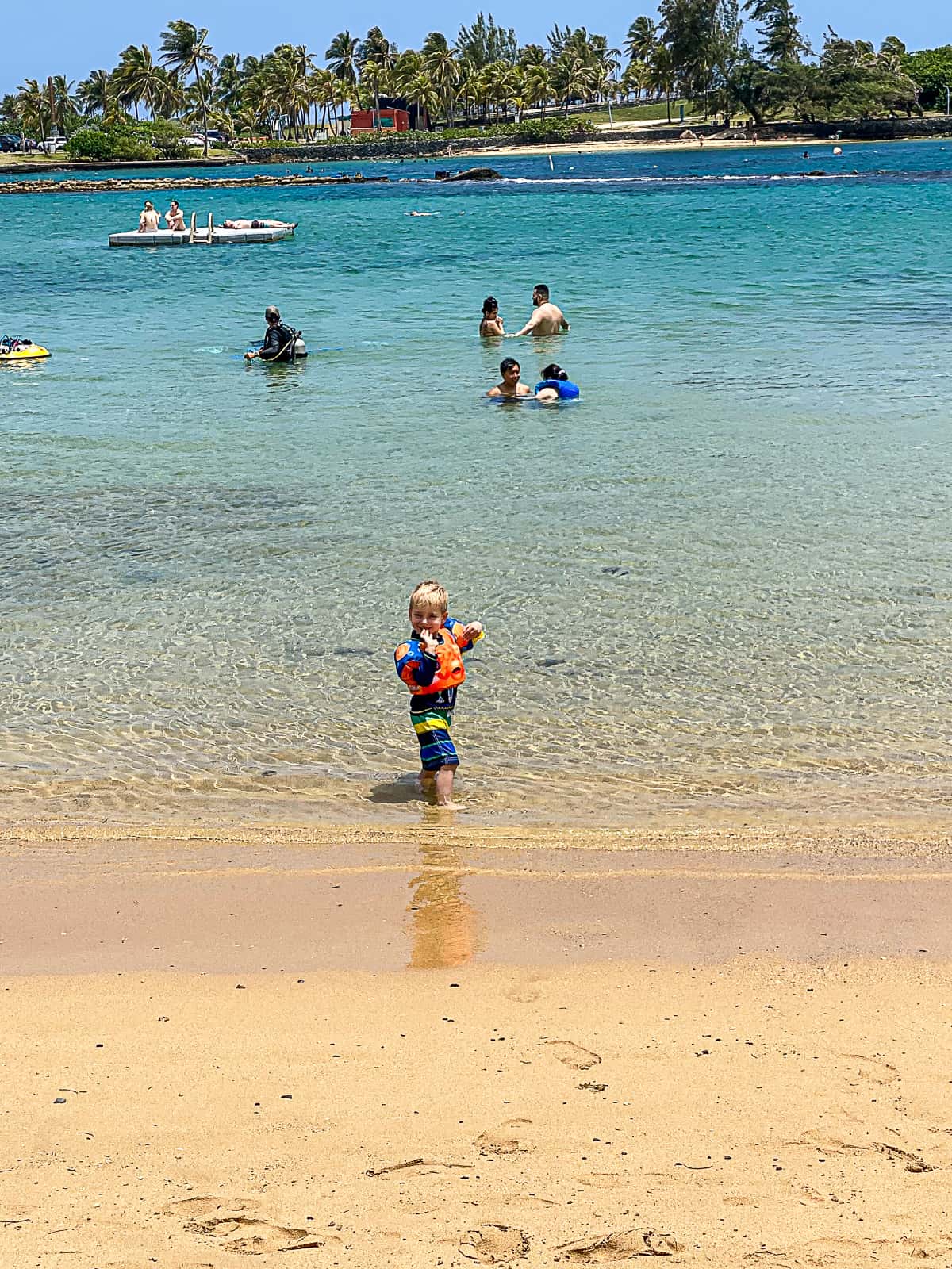 San Juan Beach With Kids