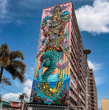 Santurce Street Art Walk Mural Tour of Apartment Building