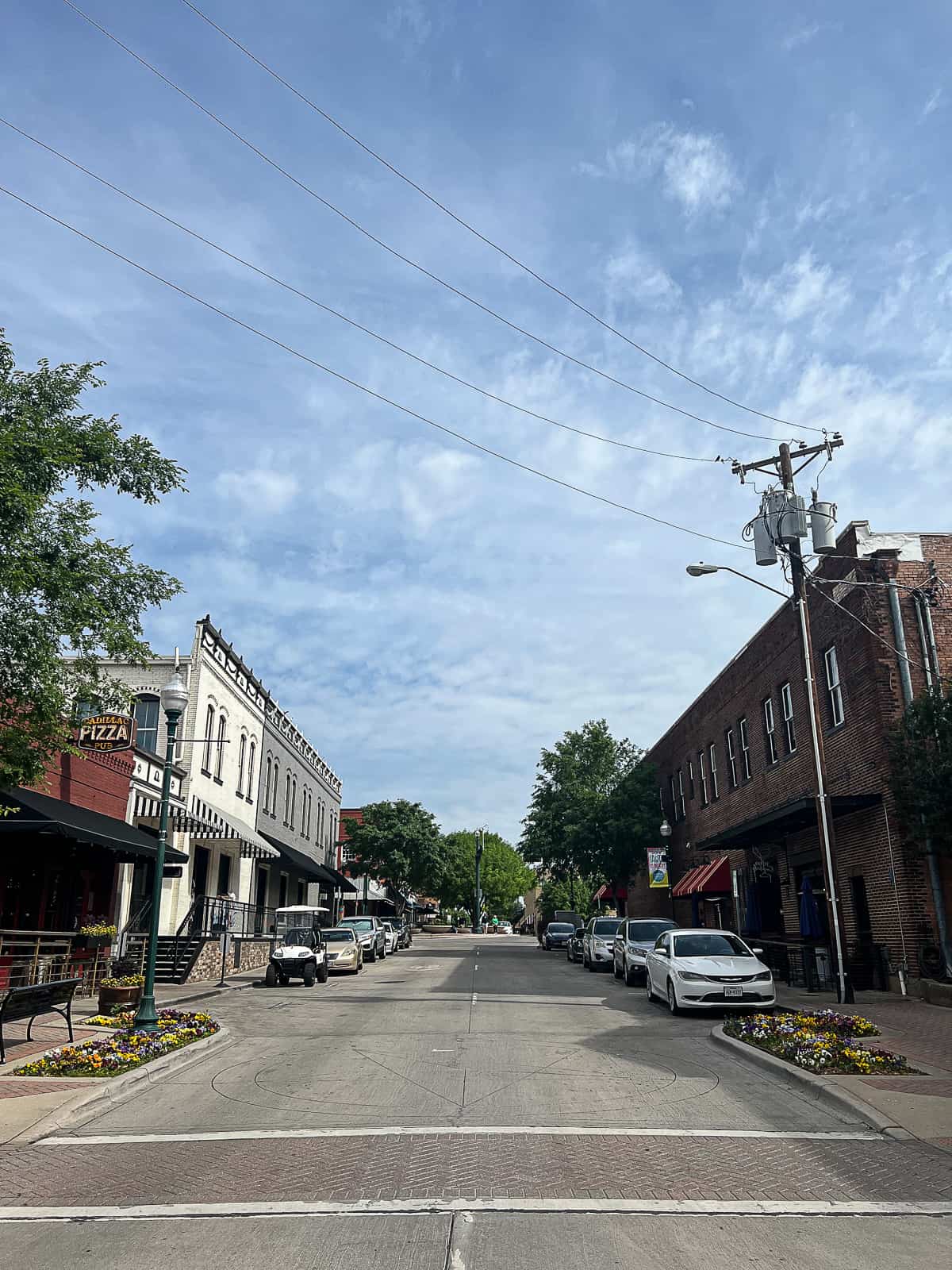 Street View of Historic Downtown McKinney TX