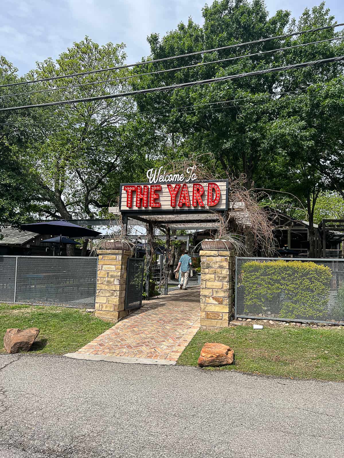 The Yard Restaurant Patio in Historic Downtown McKinney