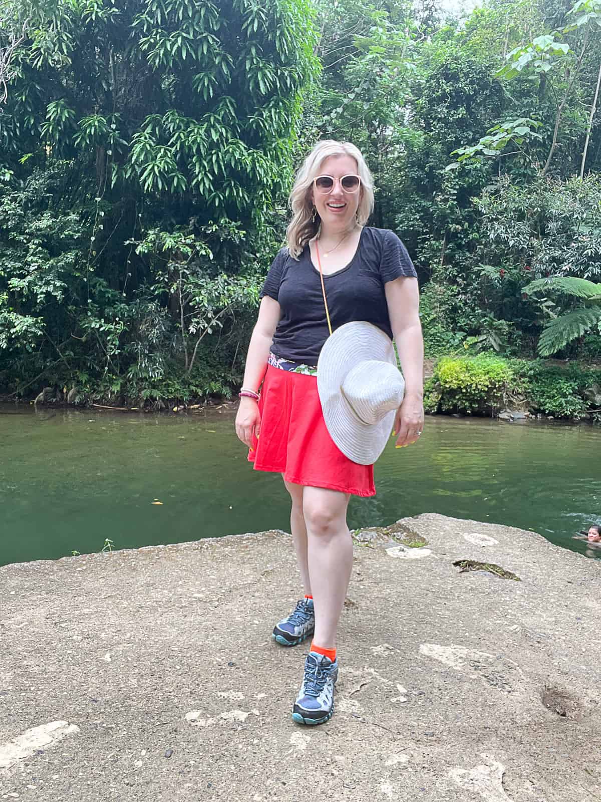 Travel Blogger Jenna Passaro Hiking in El Yunque Puerto Rico Rainforest
