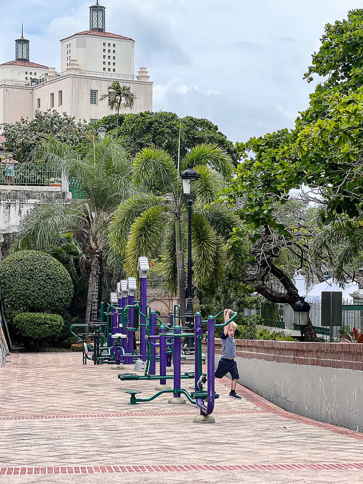 Old San Juan Outdoor Exercise Playground Activity For Families and Kids