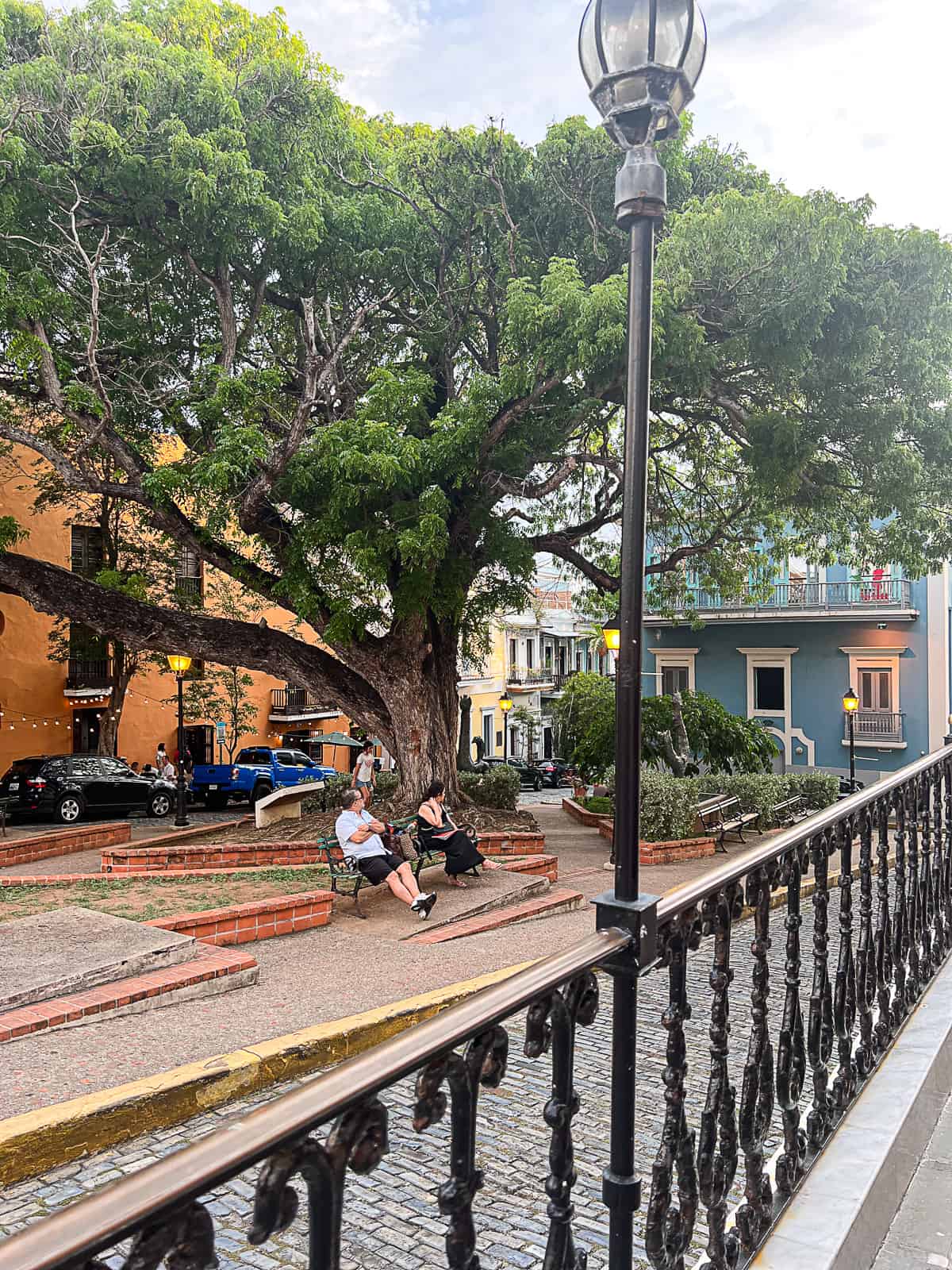 Streets of Old San Juan outside of Hotel el Convento Restaurant