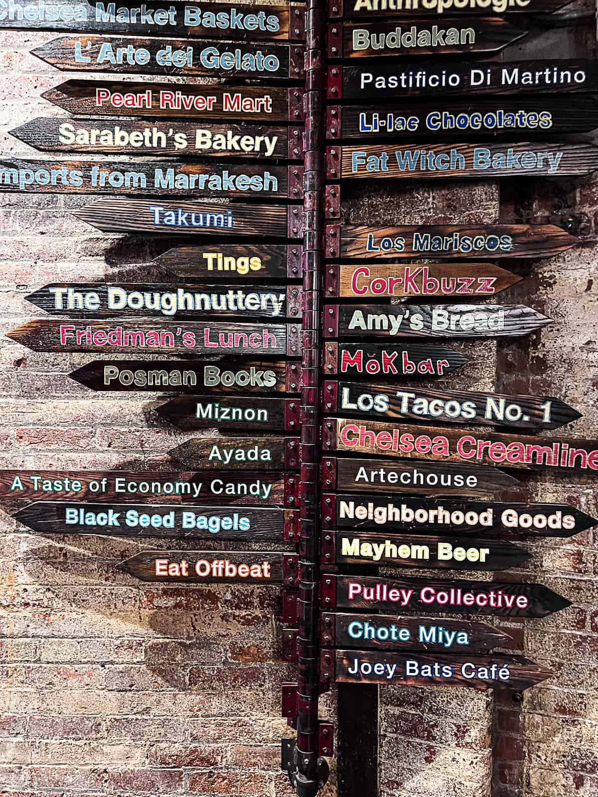 List of kid friendly restaurants inside Chelsea Market NYC