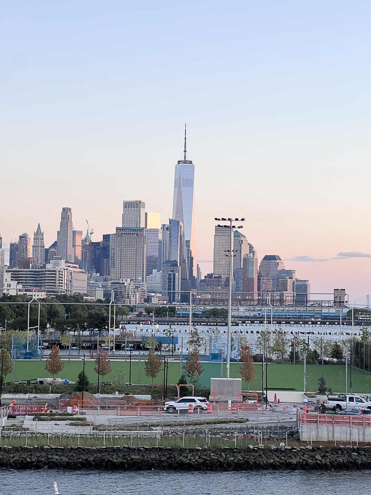 Little Island NYC Sunset Sky View