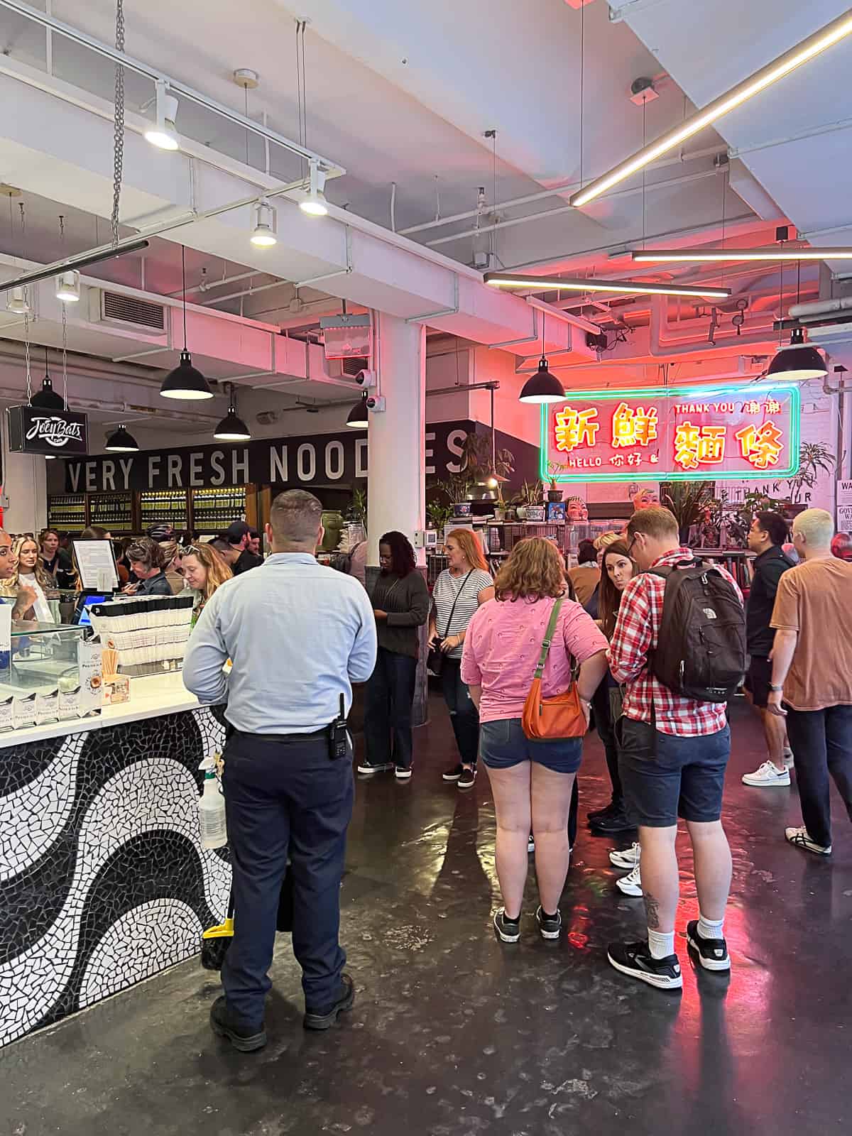 Very Fresh Noodles Restaurant inside Chelsea Market NYC