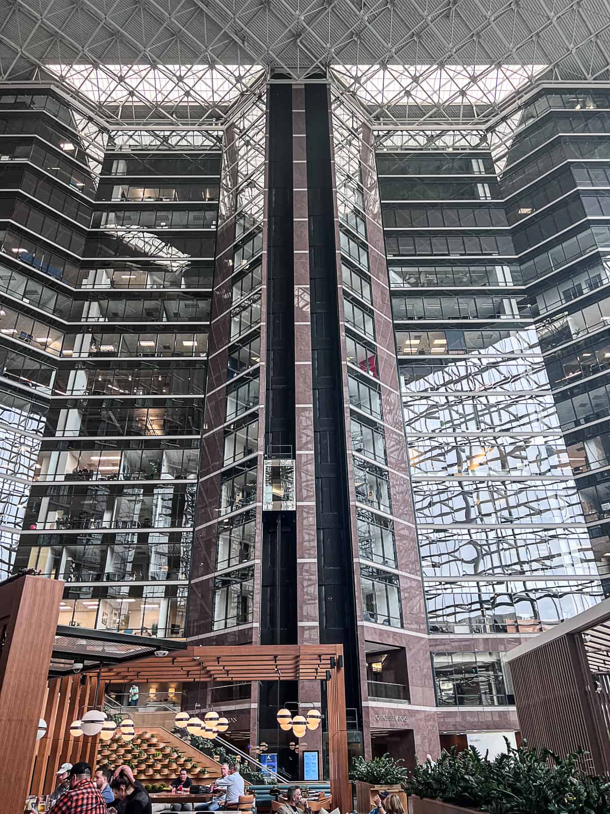 Lobby View of Omni Hotel in Downtown Austin, TX