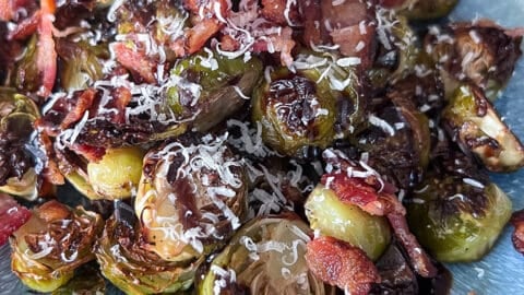 Oven Roasted Brussels Sprouts with Bacon Recipe