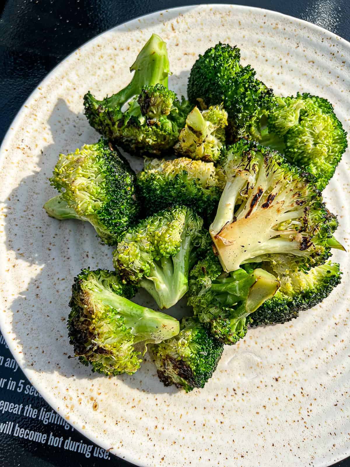 Side Dish with Griddle Cooked Broccoli