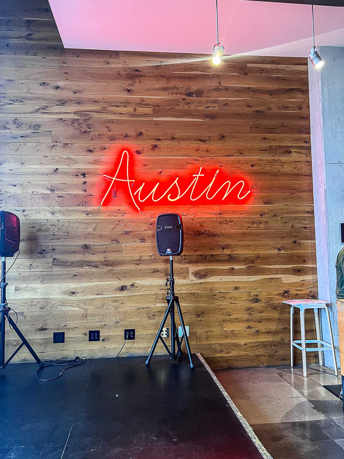 View of Austin Sign