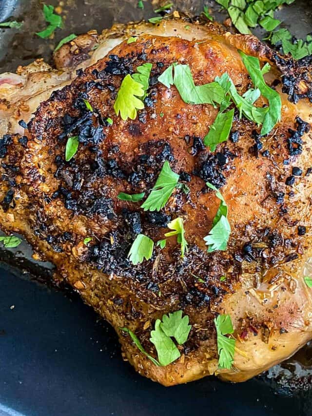 Oven Roasted Turkey Thighs