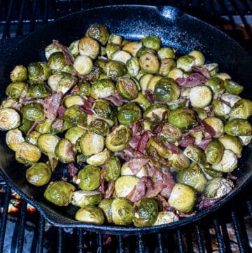 Traeger Smoked Brussels Sprouts Side Dish On Pellet BBQ Grill