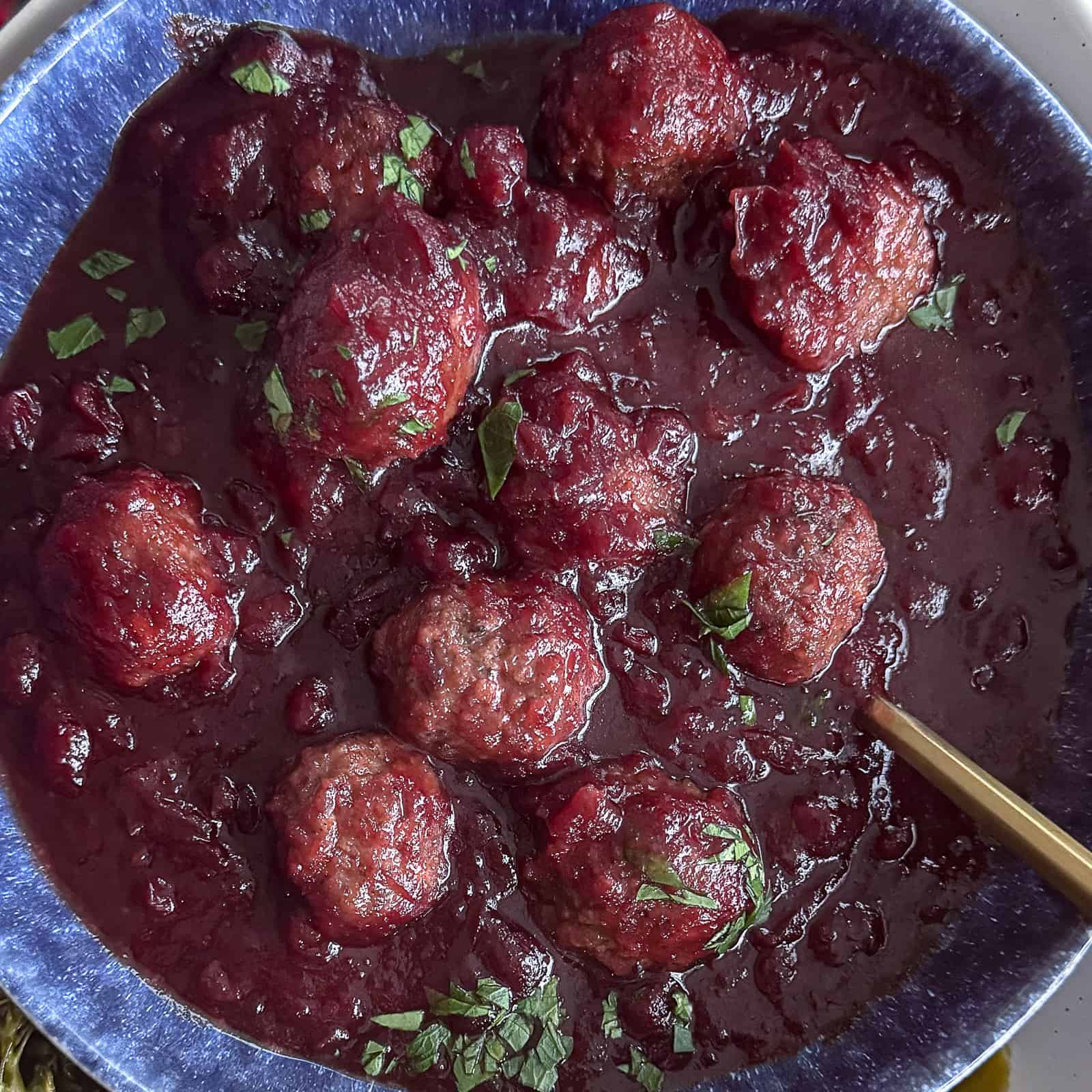 Cranberry BBQ Meatballs