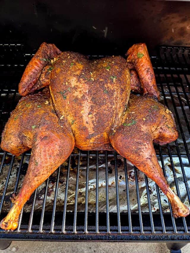 Traeger Smoked Spatchcock Turkey